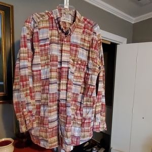 Orvis madras plaid shirt